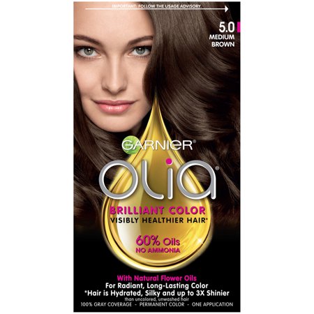 Garnier Olia Brilliant Color - 5.0 Medium Brown - 6.3 Fl Oz - Bellso
